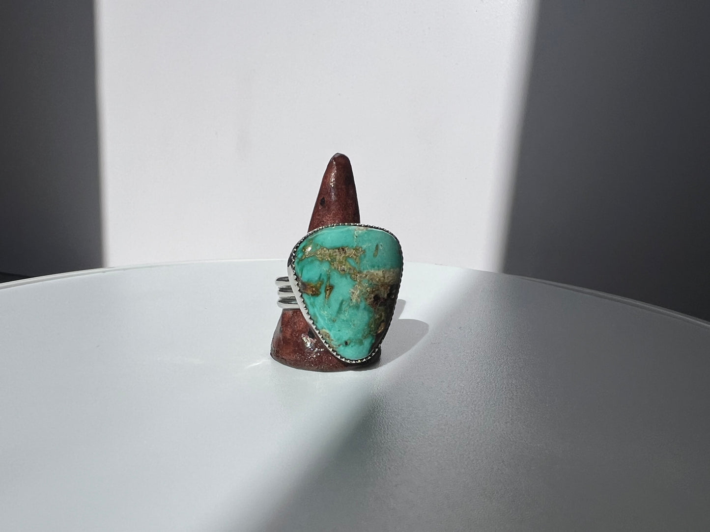 Kingman Turquoise Ring — 7.5