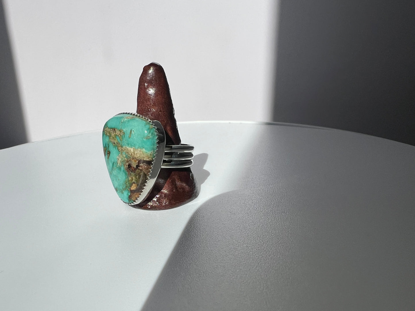 Kingman Turquoise Ring — 7.5