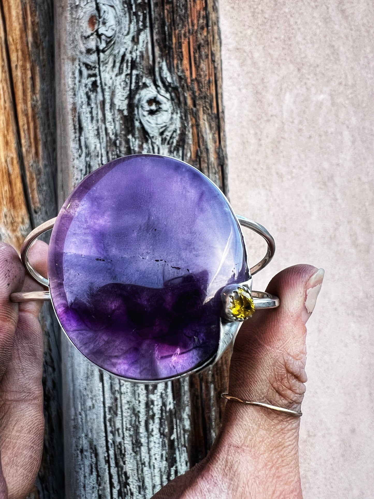 Brazilian Amethyst Cuff