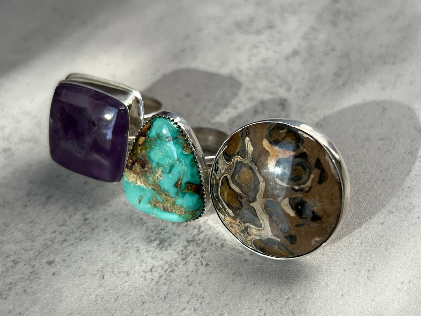 Kingman Turquoise Ring — 7.5