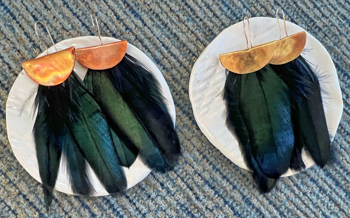 Artisan Feather Earrings