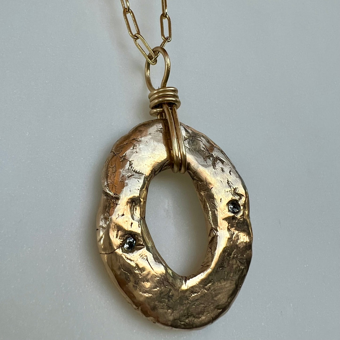 Bronze pendant 020