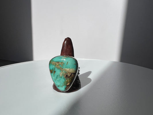 Kingman Turquoise Ring — 7.5