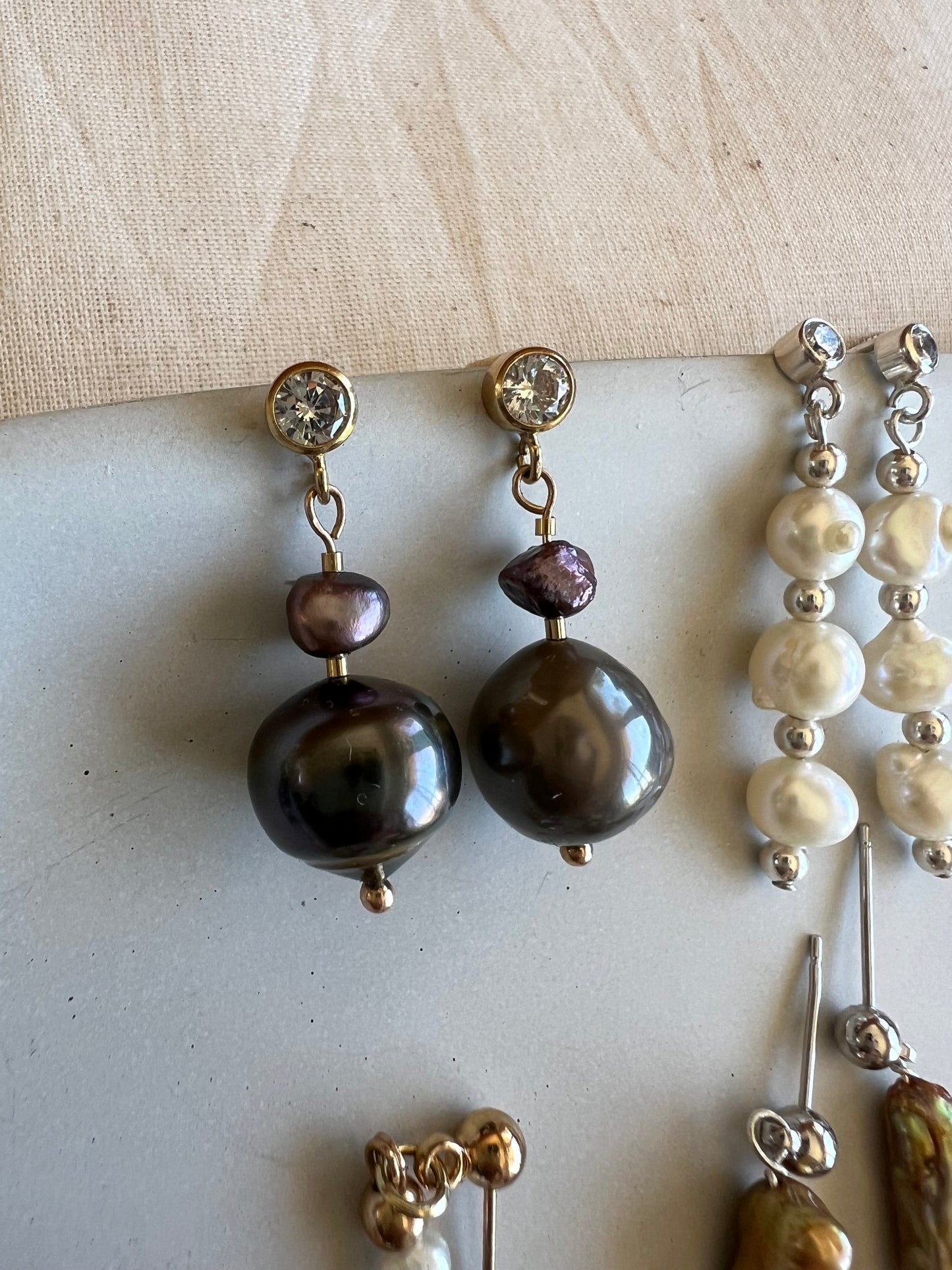 Tahitian Pearls -- various styles