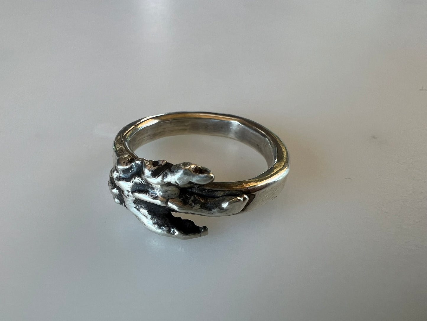 Silver Claw Ring