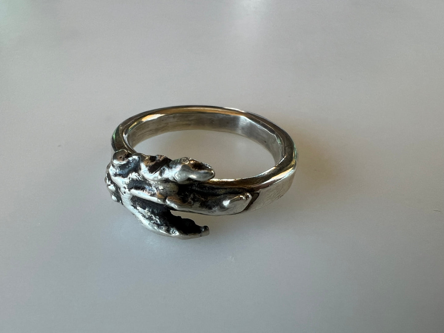 Silver Claw Ring