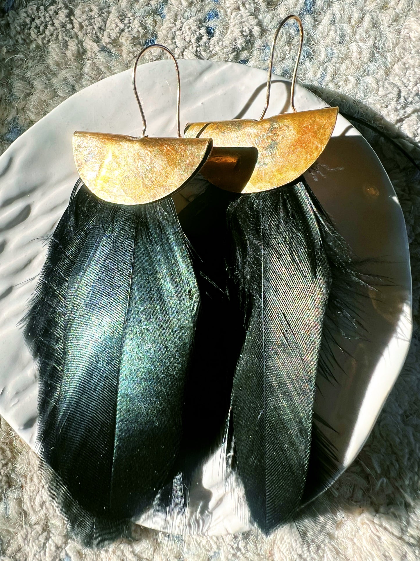 Artisan Feather Earrings