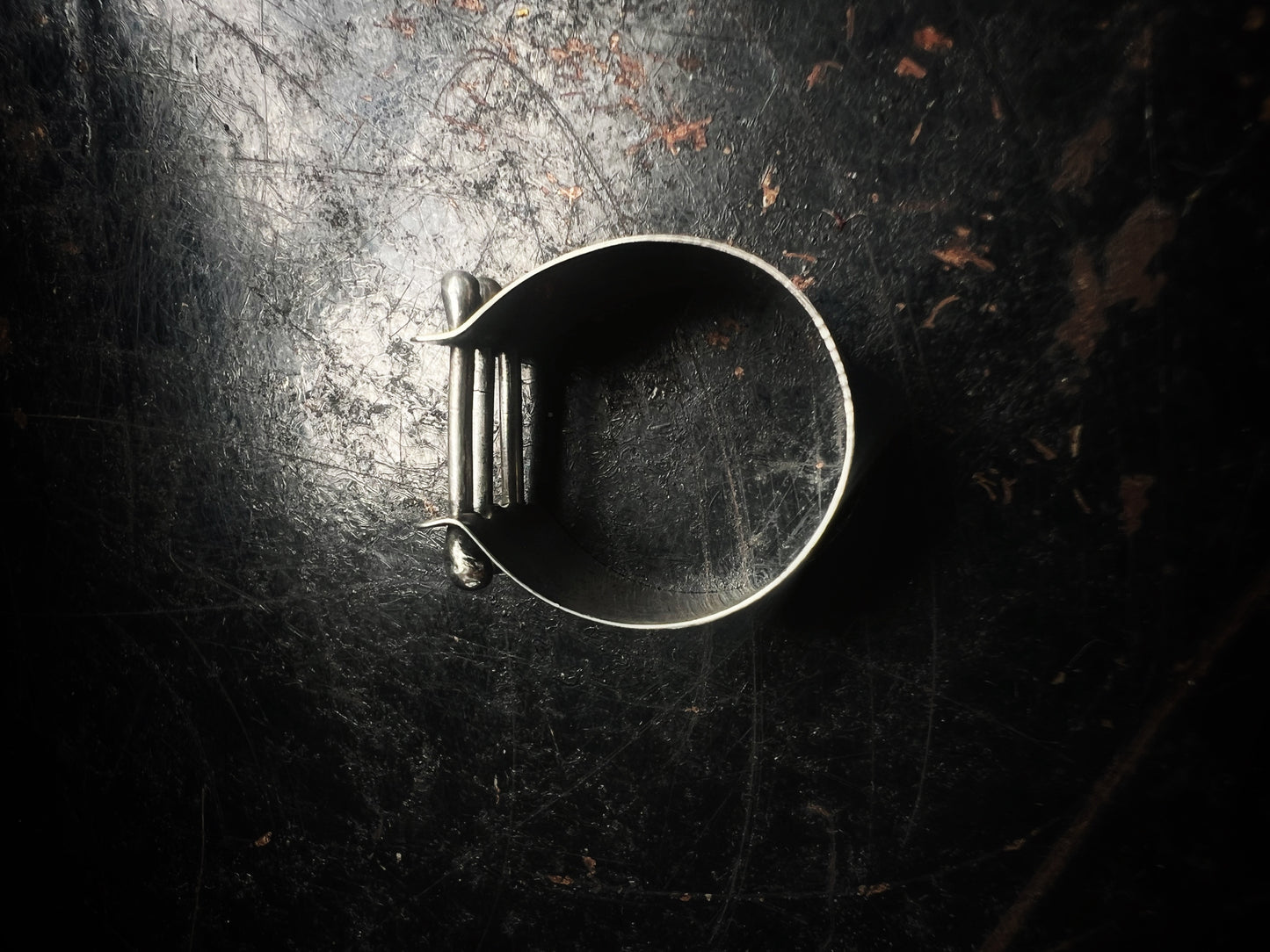 Brutalist ring — made to order