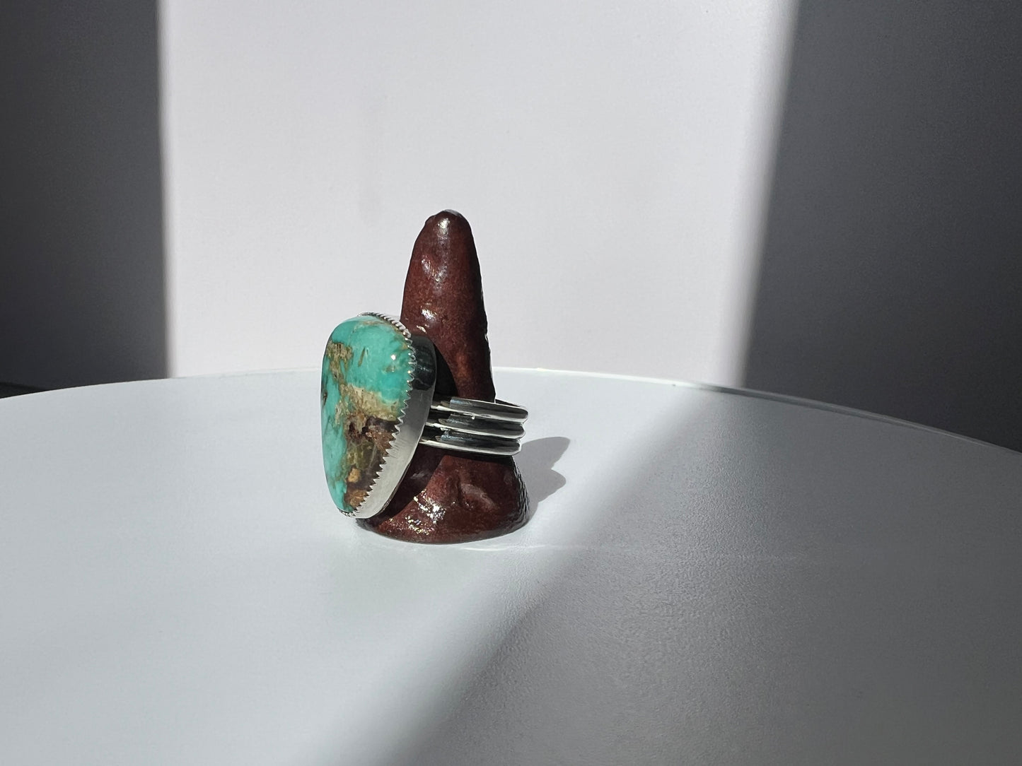 Kingman Turquoise Ring — 7.5