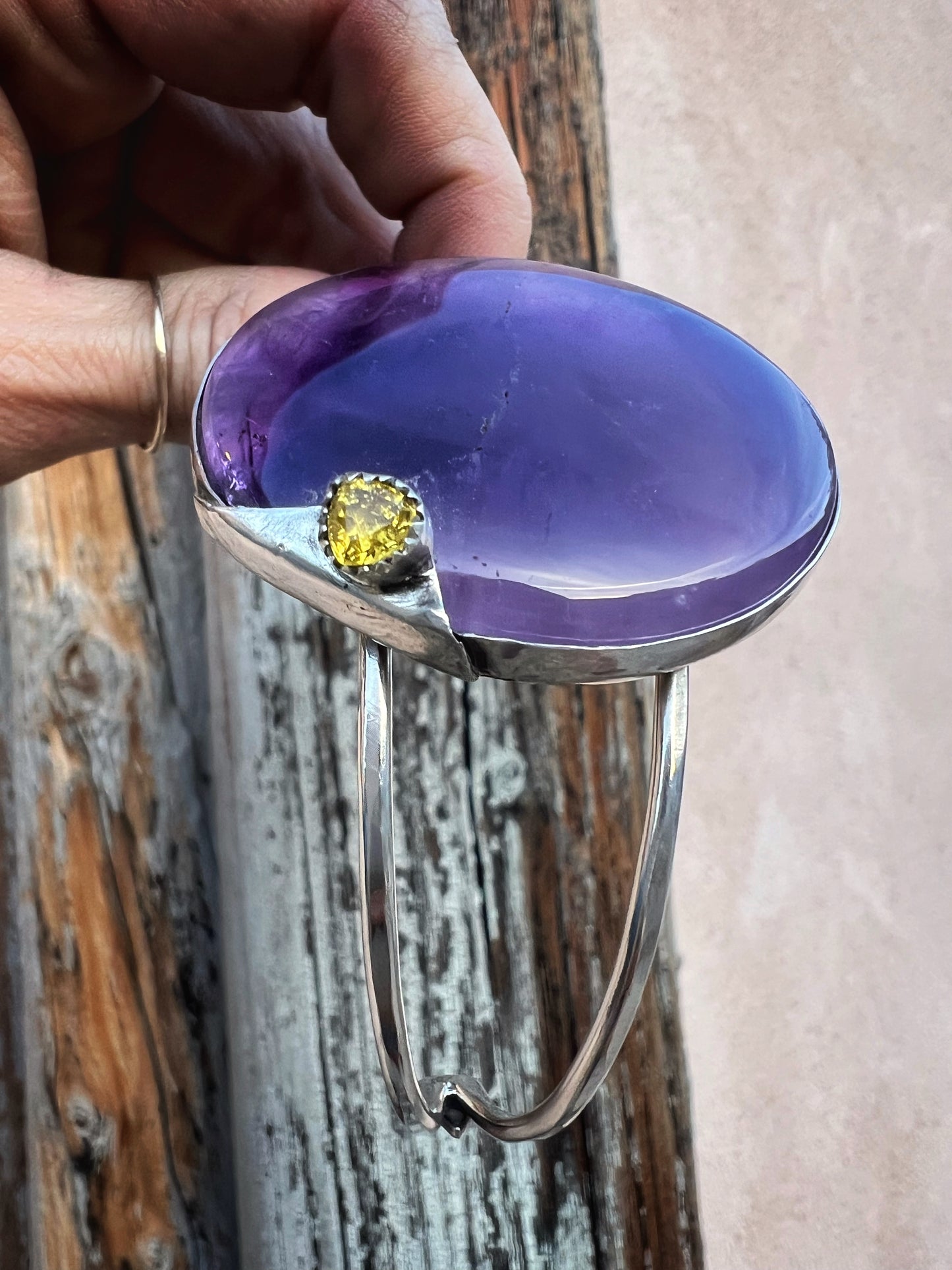 Brazilian Amethyst Cuff