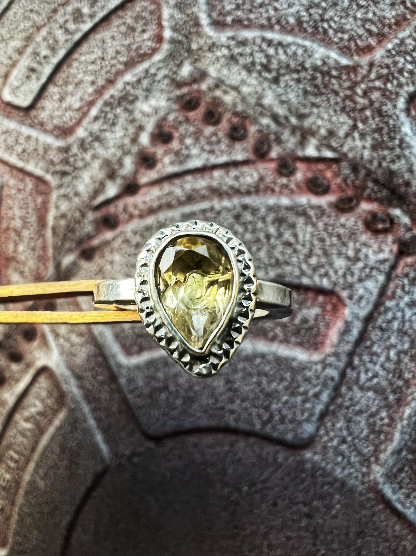 Lemon Citrine Ring — 7