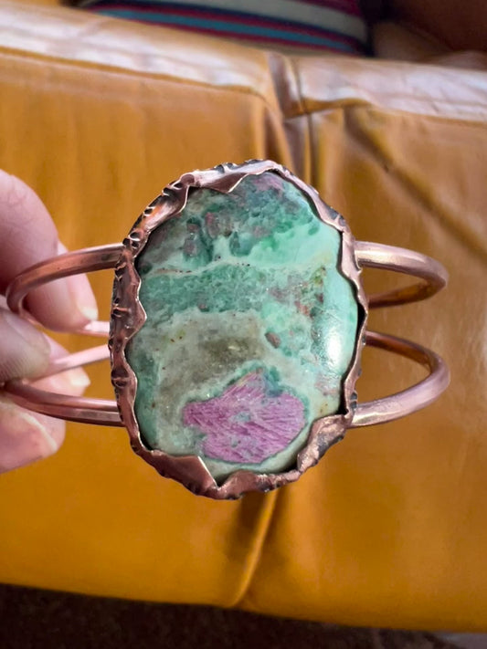 Copper Cactus Cuffs — ooak!