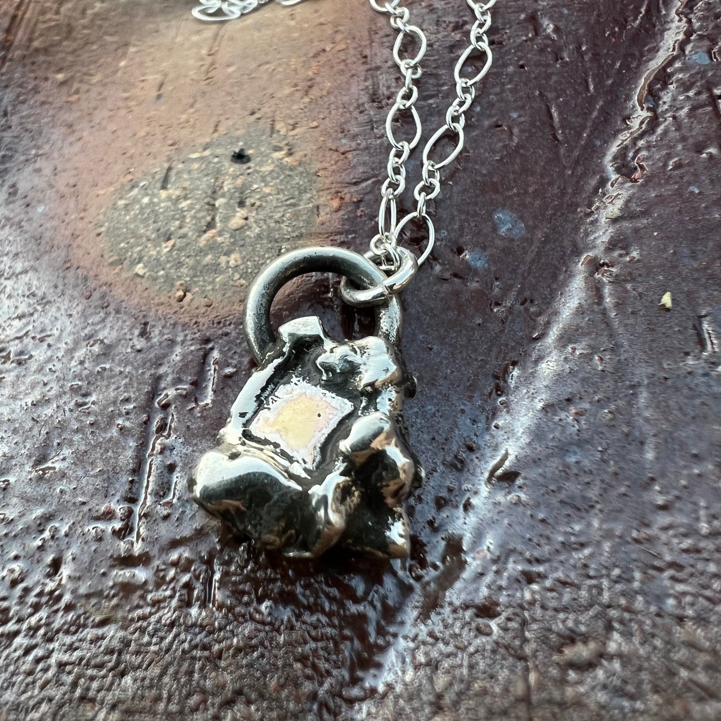 Hand-forged Nugget Necklace