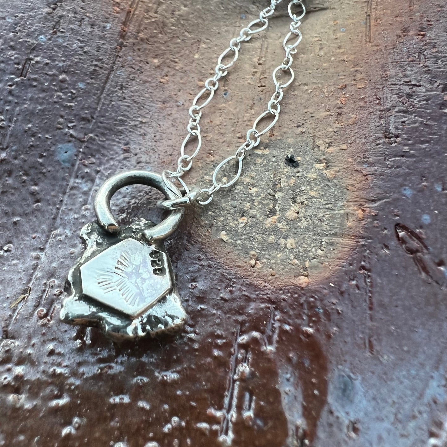 Hand-forged Nugget Necklace